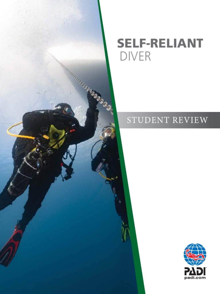 PADI Self-Reliant Diver Overview | PDF | Scuba Diving | Underwater Diving