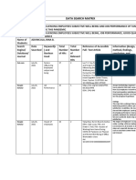 DATA SEARCH MATRIX Rina B