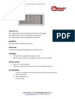 RG Single Deflection Bar Type Product Data Sheet
