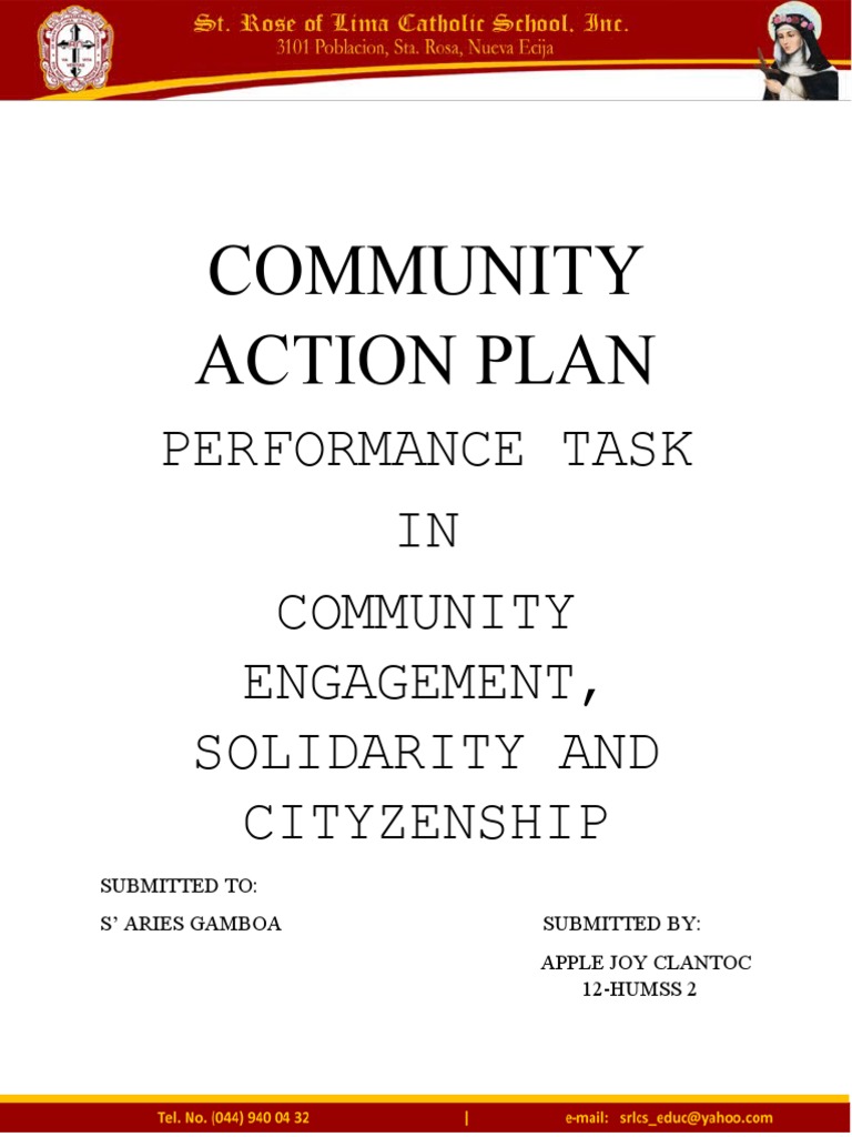 Community Engagement Action Plan | PDF