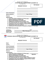 CAV Application Form