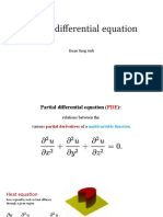 Python Simulation - PARTIAL DIFFERENTIAL EQUATION
