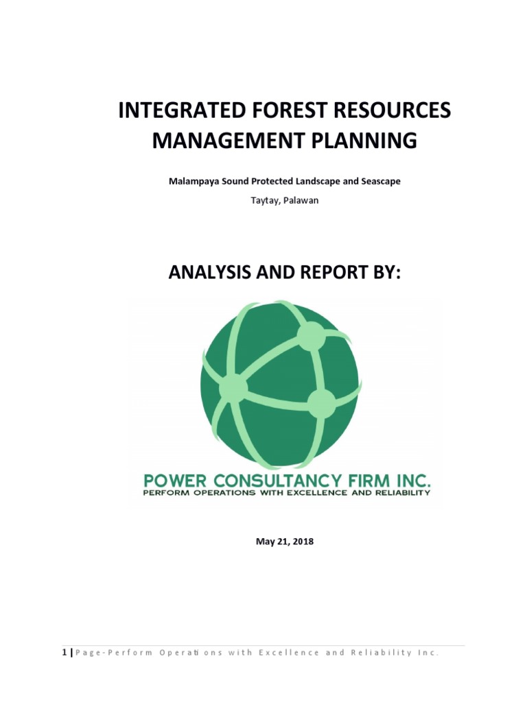 Integrated Forest Resources Management Planning Pdf Soil Forests