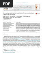 Boesen Et Al. (2014) - Developing Mathematical Competence