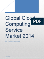 Global Cloud Computing Service Market Outlook 2014 - Sample