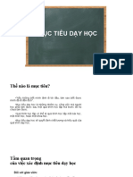 Buổi 4-8 - Mục Tiêu Dạy Học Và KTĐG.nội Dung Dạy Học