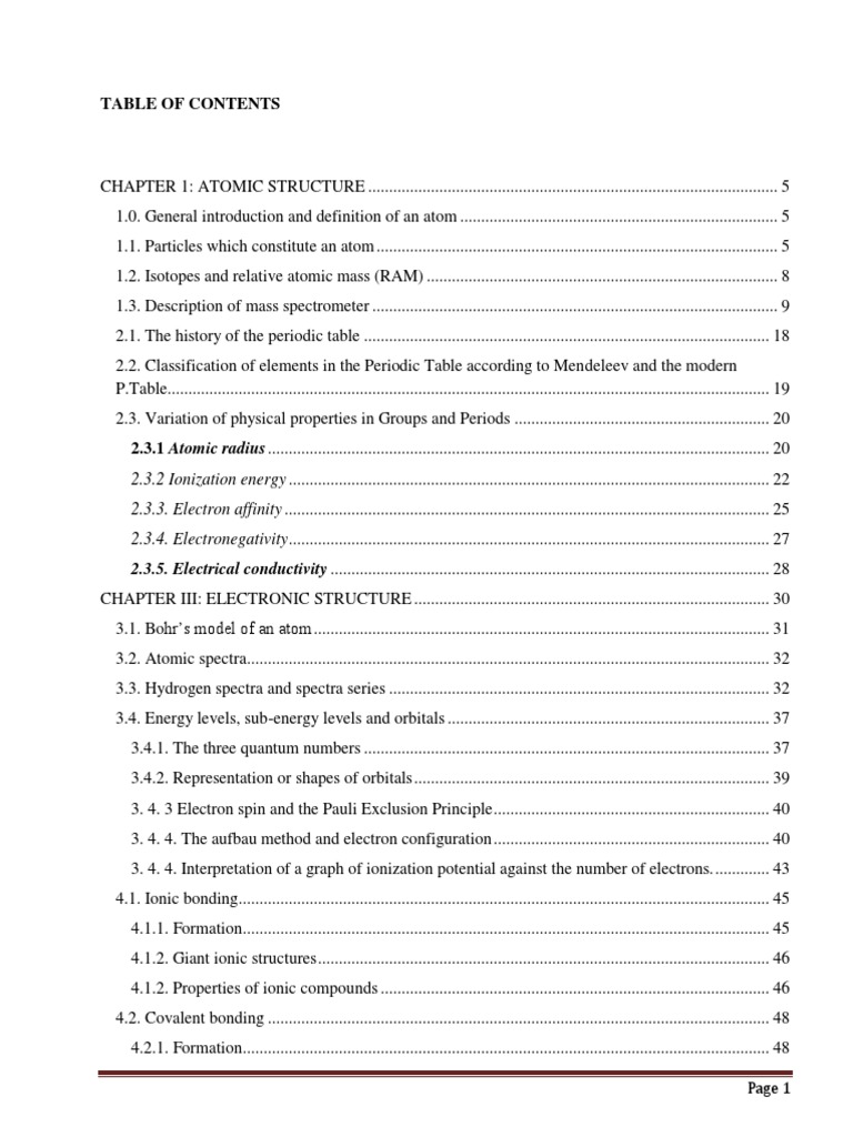 Chemistry4pcb Textbook | PDF | Atoms | Ion