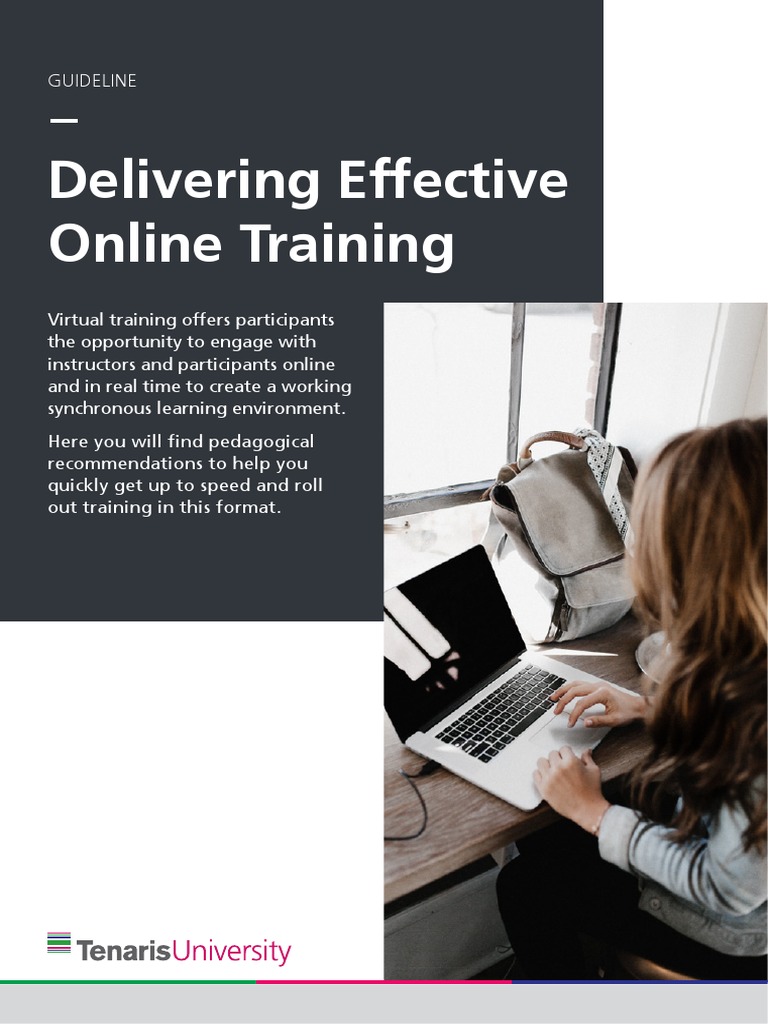 Delivering Effective Online Training v3 PDF Educational