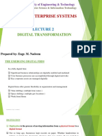 Lecture 2 (Digital Transformation)