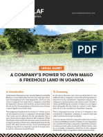 Company Land Ownership