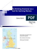 Grammar As A Tool For Learning Literacy