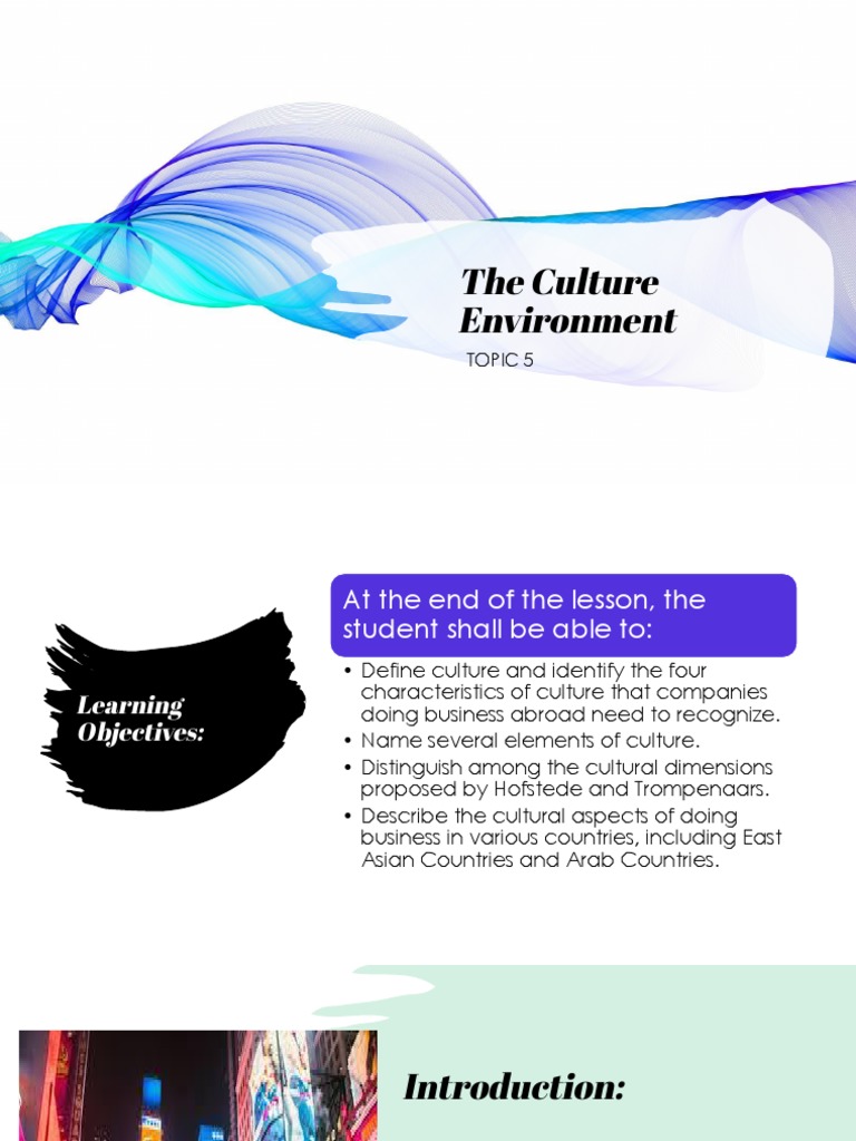Understanding Cultural Environment in Business | PDF | Communication ...