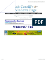 WindowsXP Tips