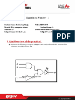 Experiment Number 1 Logic Gates