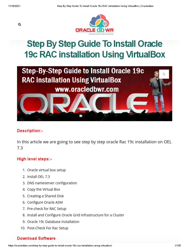 Step by Step Guide To Install Oracle 19c RAC Installation Using ...