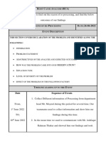 Root Cause Analysis