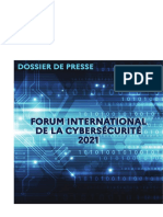 Dossier de presse_Le ministère des Armées sur le Forum international de la cybersécurité 2021