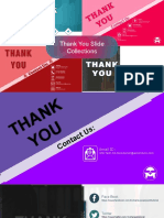 Thank You Slide & Business Card Template Google Drive