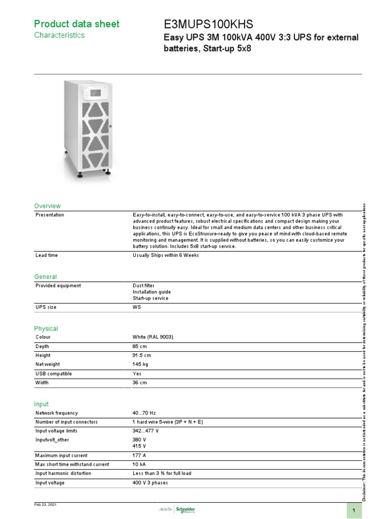 Easy Ups 3S Manual Pdf – Easy Ups 3S 10 40 – CADL