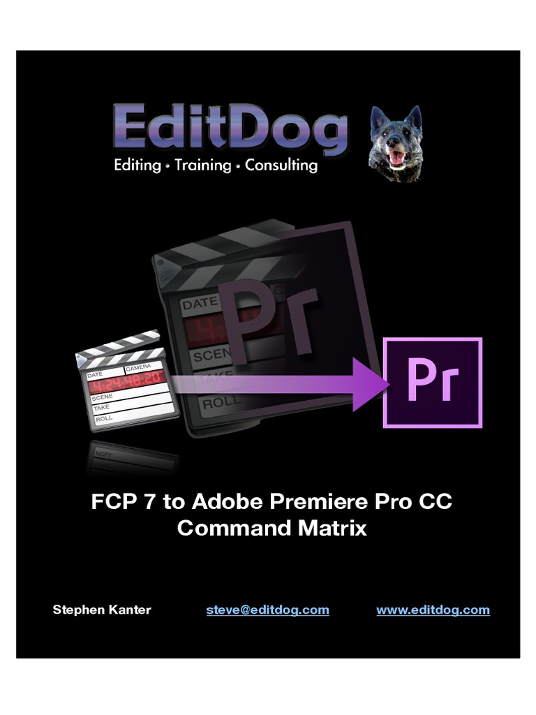 FCP 7 To Premiere Command Matrix (Sin) PDF Keyboard Shortcut