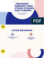 Transaksi Murabahah Pada Akuntansi Syariah (Bank Syariah