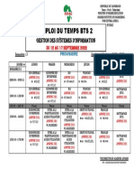 Emploi Du Temps GSI 2