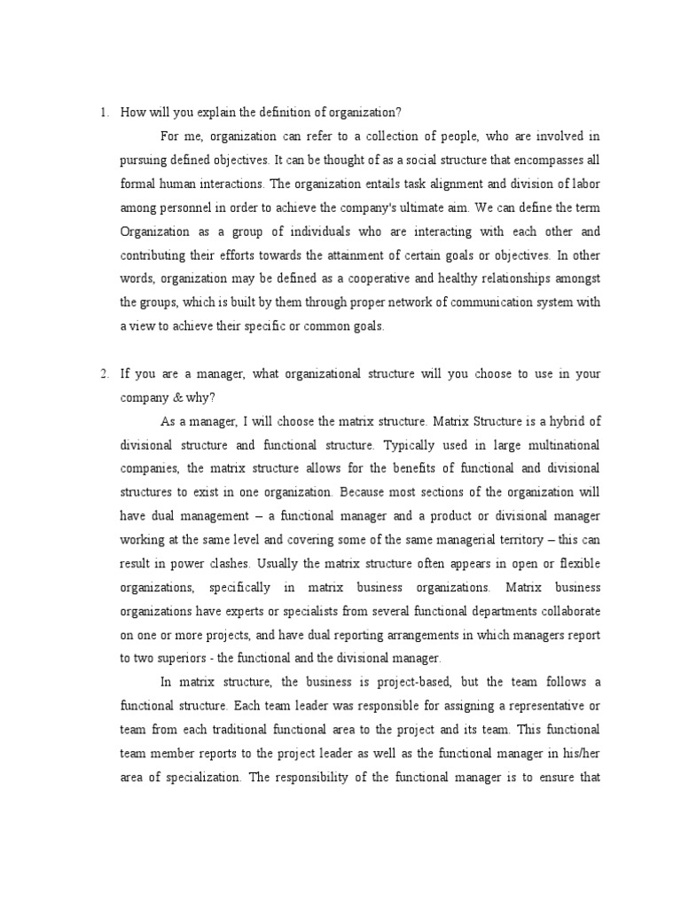 How to Define an Effective Organization PDF Sole Proprietorship Corporations