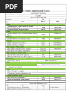 Booklist (Grade 8) 2022-2023