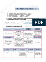 Sesión de Aprendizaje - Escribimos Normas de Convivencia