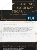 DAMPAK KORUPSI BAGI EKONOMI DAN NEGARA