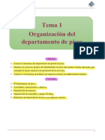 Tema 1 - Organizacion Del Dep de Pisos