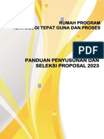 Panduan Seleksi Rumah Program Teknologi Tepat Guna Dan Proses