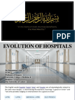 Evolution of Hospitals