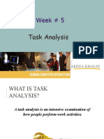Task Analysis Breakdown