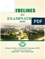 Guidelines For Examination 2022