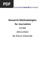 Research Methodologies For Journalism