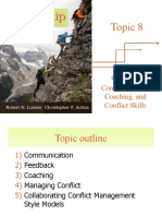 Topic 8 Chapter 6 Communication Coaching and Conflict Skills