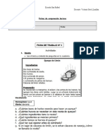 Fichas de comprensión lectora 3