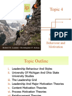 Topic 4 Chapter 3 Leadership Behaviour and Motivation