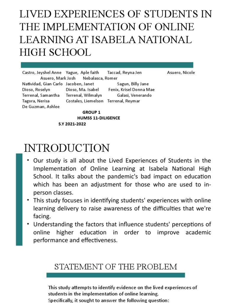 Group 1 Research Presentation Pdf Learning Educational Technology