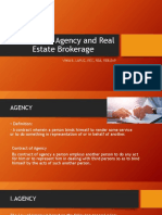 The Law of Agency and Real Estate Brokerage