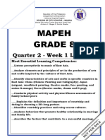 2ND QTR Mapeh 8 - Week 1