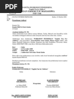 Surat Audiensi Rektor Unnes