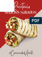 Recetario Saludable (Salados)