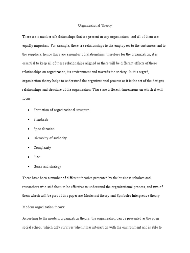 THEORY ORGANIZATIONAL BEHAVIOR visual data 2