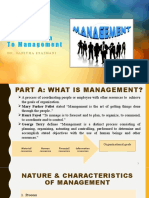 1st Chapter PPT - Introduction To Management-SYBCOM III