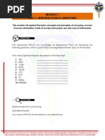 Fundamentals of Surveying Overview | PDF | Surveying | Accuracy And ...