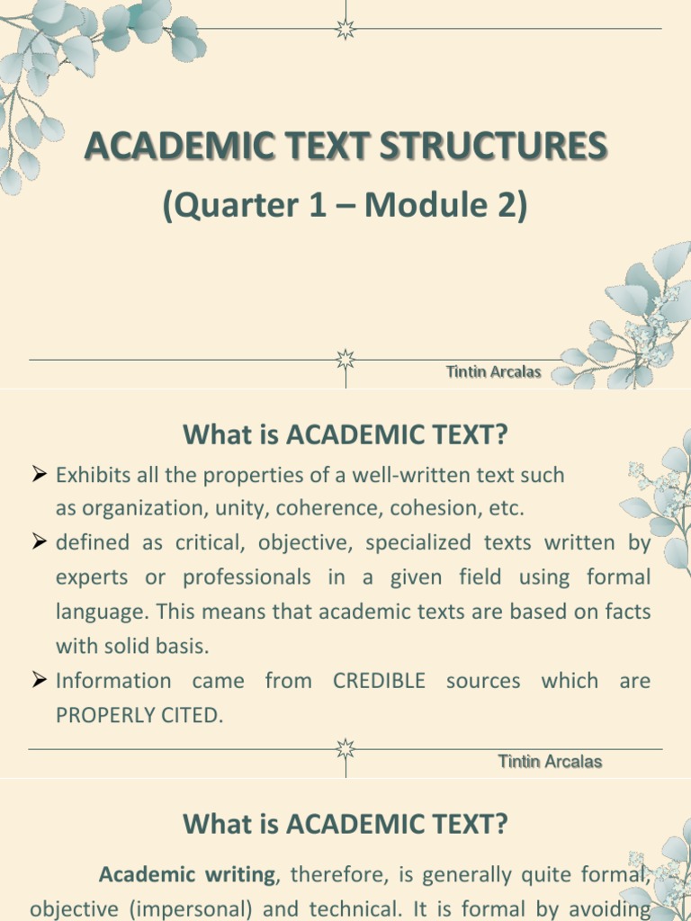 eapp module 2 thesis statement