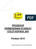 Prosedur Permohonan Syarikat Utiliti Kepada JKR Pindaan 2018 2