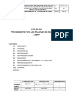 PCC-ACE-003 - Colocación de Acero